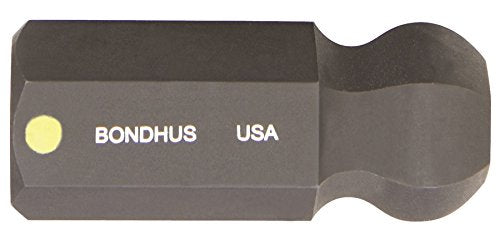BONDHUS 5/8" BallEnd ProHold InHex 2" Socket Bit, 31418