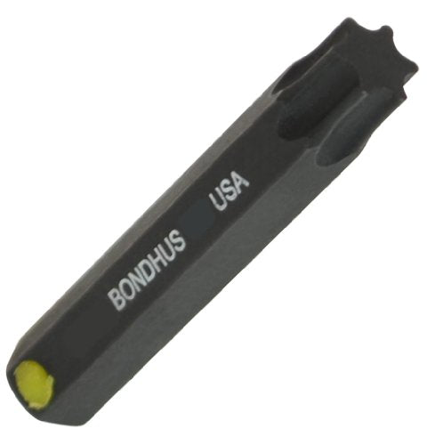 BONDHUS T10 Torx ProHold InHex 2" Socket Bit, TX10, 32010